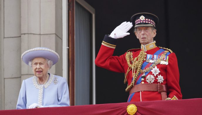 Go viral: The Duke of Kent received a lot of attention after that.  Photo: Jonathan Brady/Paul Image via AP/NTB
