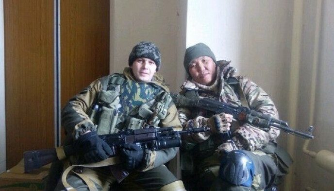 Killed: Vladimir Andanov, right.  Photo: Peacekeeper