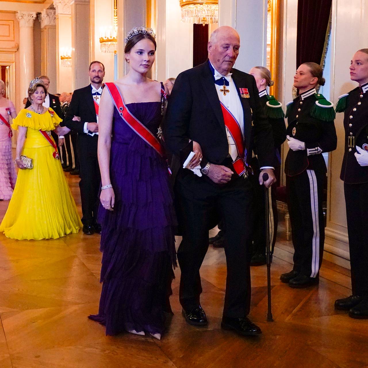 The official day of Princess Ingrid Alexandra is celebrated with a gala dinner at the castle