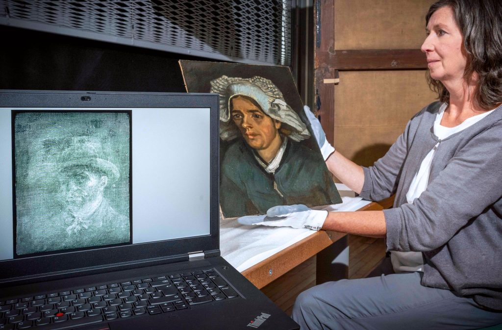 X-rays revealed a hidden self-portrait of Vincent Van Gogh