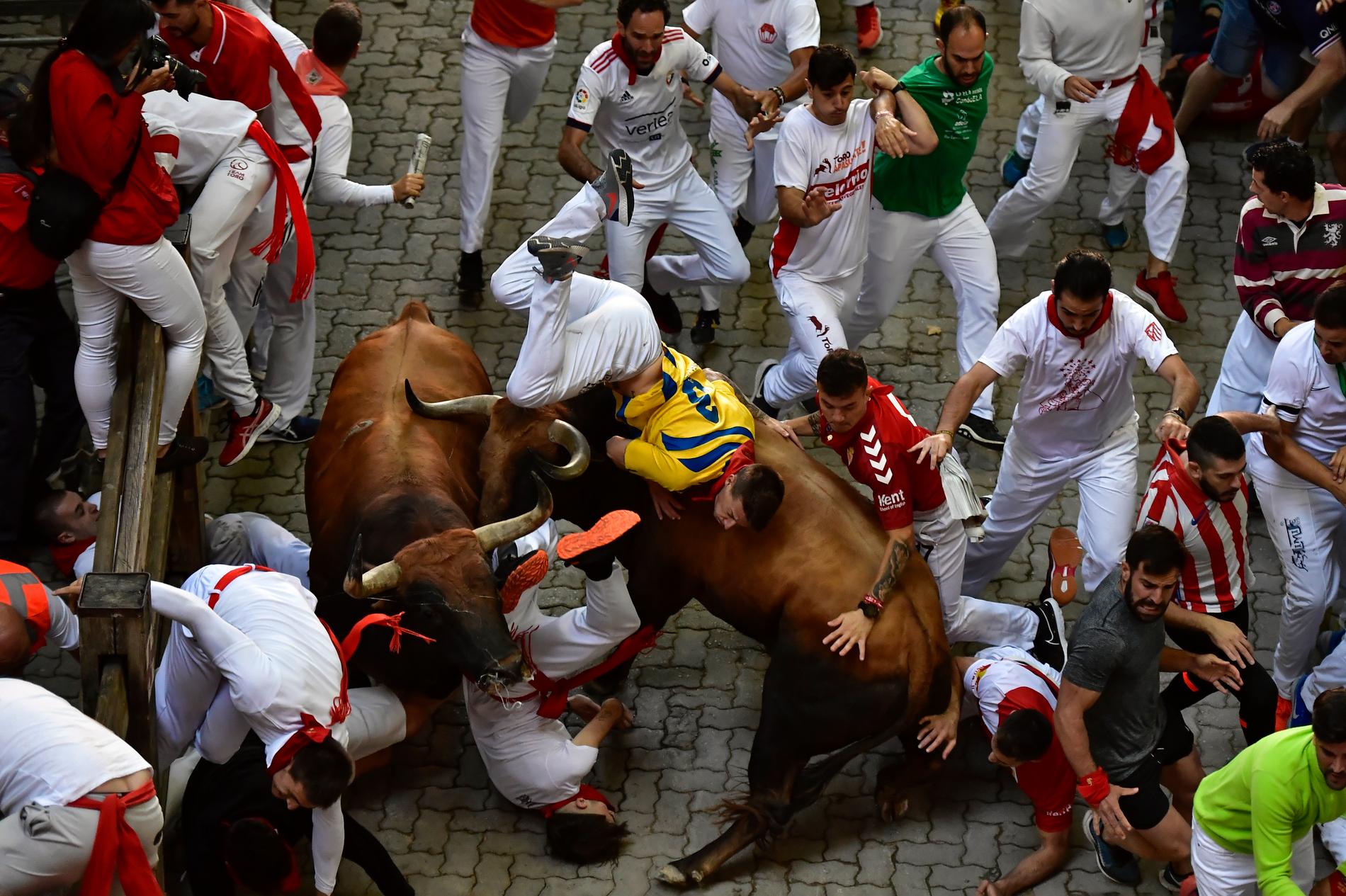 Six injured in Spanish bull run – VG