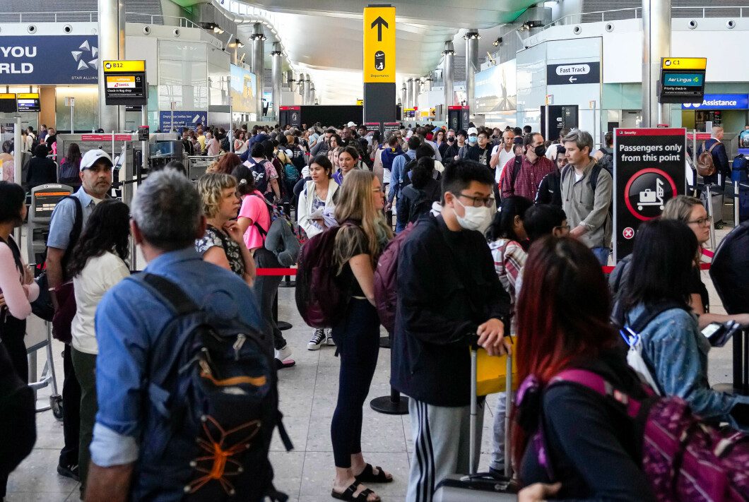 Travel: Many Europeans have traveled to other countries this summer, which could lead to an increased spread of infection.  Photo: Frank Augstein/AP/NTB