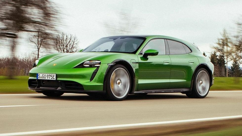 The electric Porsche Taycan isn't a cheap car, but it's perhaps the most politically correct and forward-looking option.