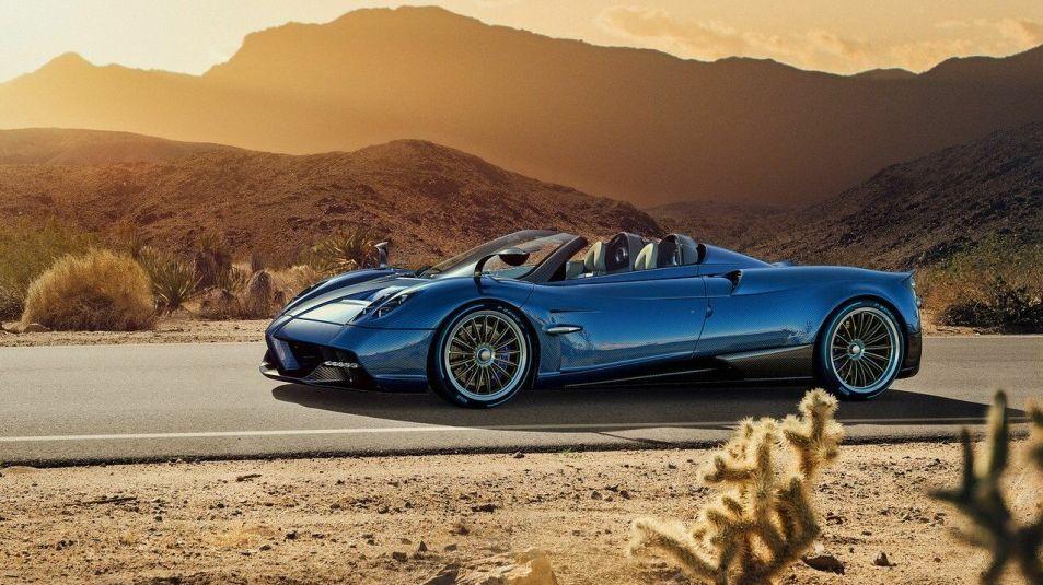 This is the Pagani Huayra Roadster launched in 2017.