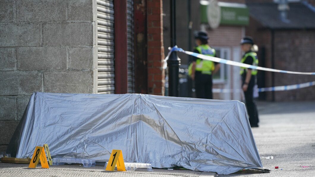 Al-Naif was killed: Police at the scene where a nine-year-old girl died of stab wounds.  Photo: Joe Giddens/PA/NTB