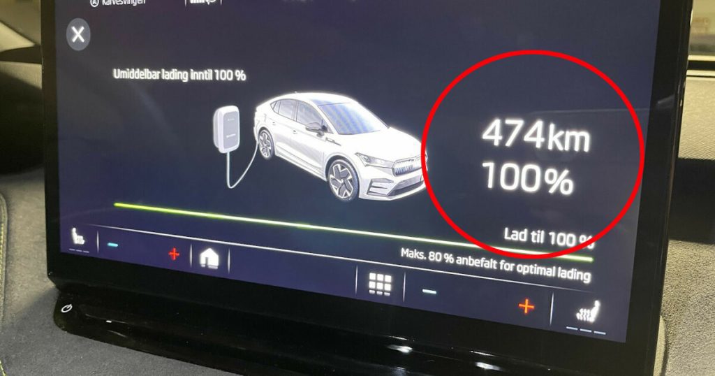 Short range electric car - that's why the range meter shows "error"