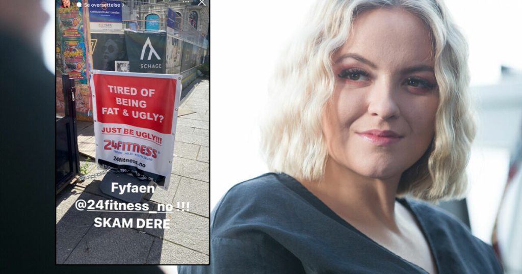 Alexandra Rotten was shocked when she saw the advertising poster: