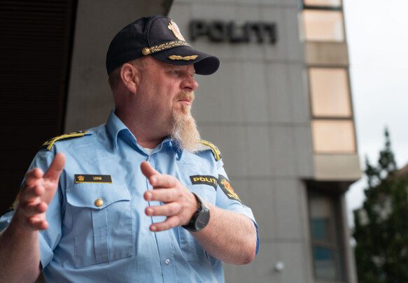 Asking for advice: Lars Morten Luth, head of the police station in Bergen, is asking for advice from the public.  Photo: Robert Reinlund/TV 2