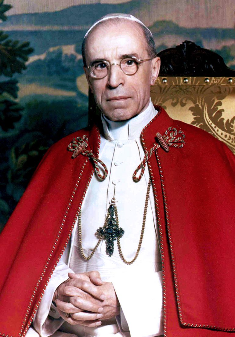 Pope Pius XII wrote the Doctrine of the Assumption of the Virgin on November 1, 1950.