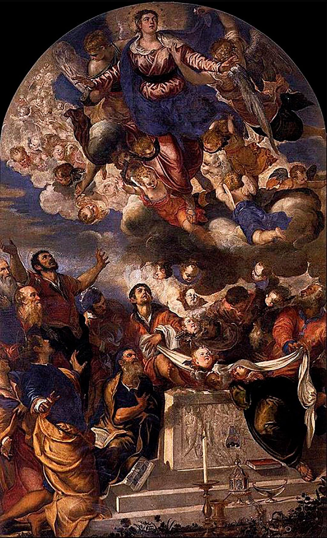 Assumption of Our Lady, the work of Tintoretto