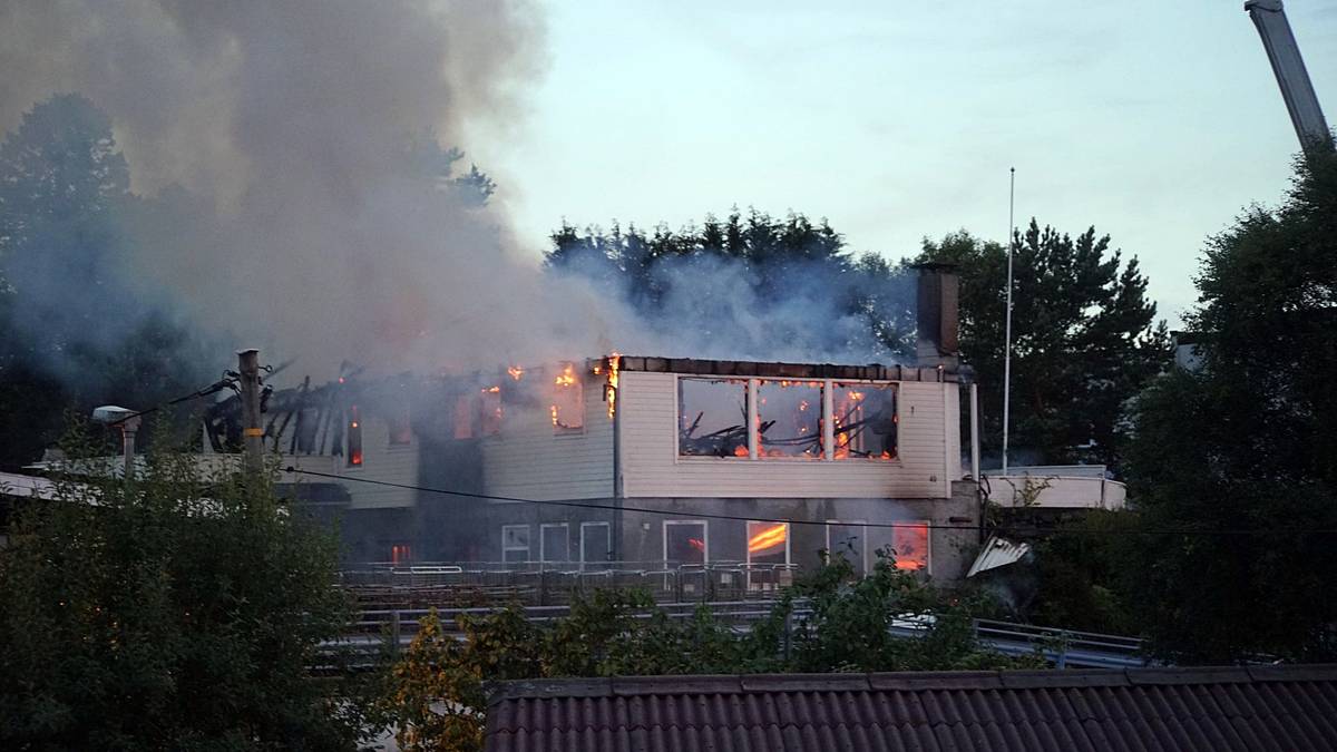 Brann i Leirvikåsen 12.08.2022