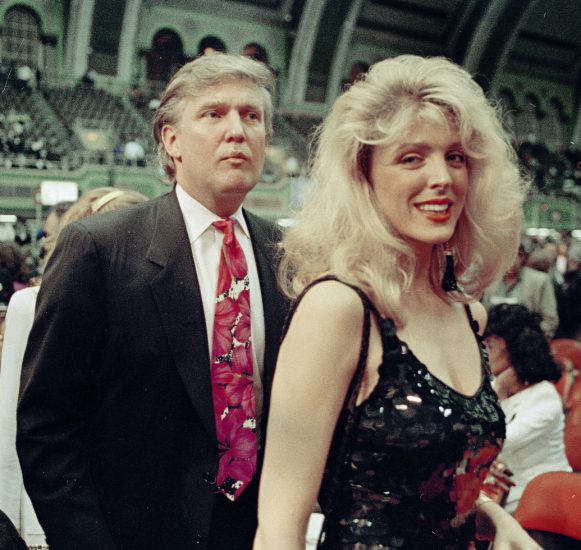 Version: Marla Maples is similar in appearance to its predecessor.  Ivana never hid her anger against Marla, but used her anger to get a good divorce settlement.  Photo: AP Photo / NTB