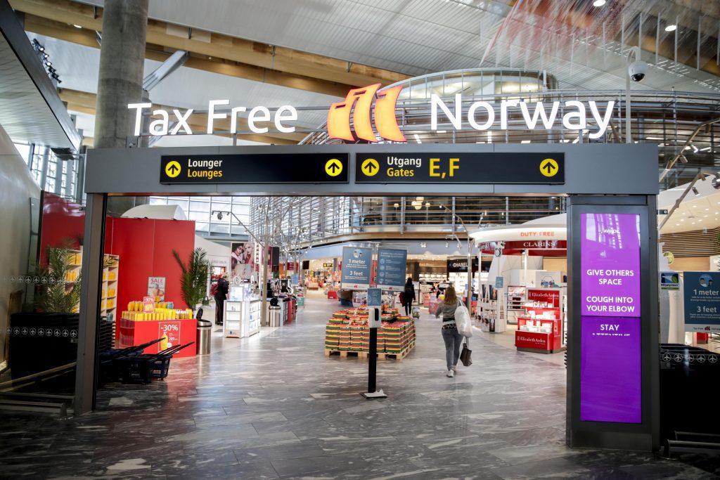 Norwegian travelers are interested in the duty-free offer at Norwegian airports