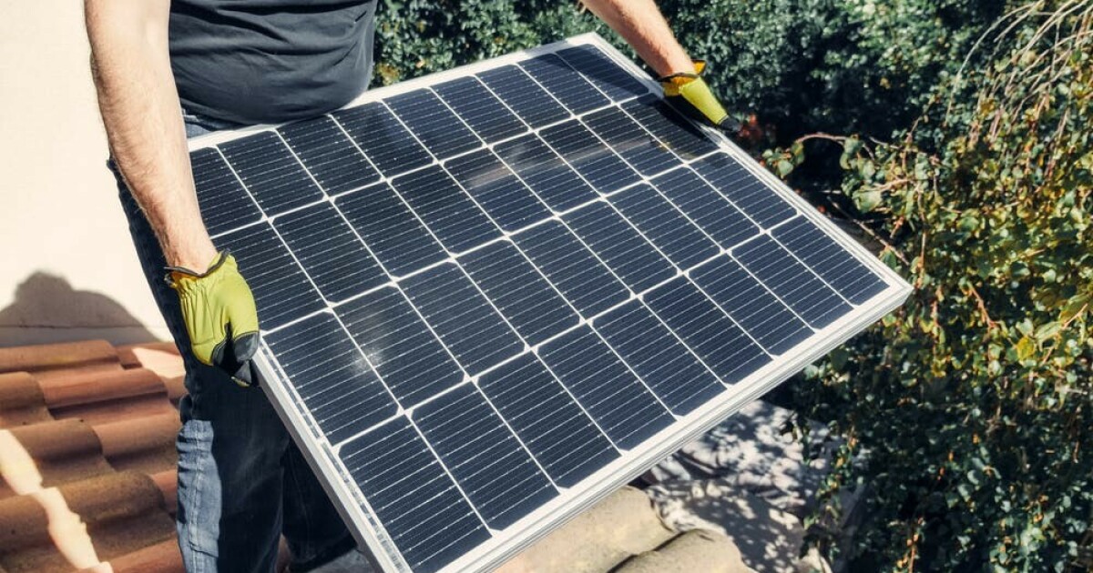 Installing solar panels at home - the interest has risen dramatically with the rise in electricity prices
