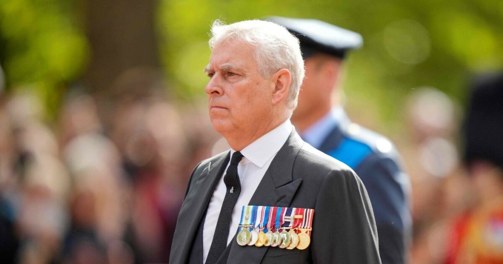 Prince Andrew: - Salutes his mother: "Infinite and limitless"