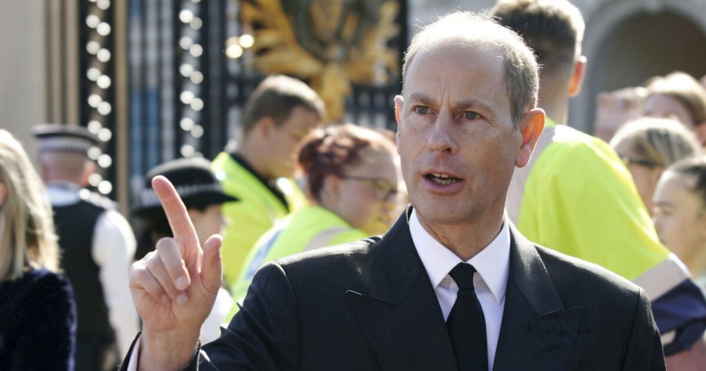 Prince Edward refused to shake hands with sad Britons