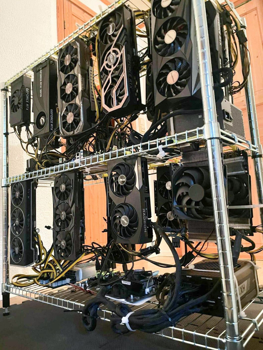 Expensive: Most Andersen Rack video cards are very powerful.  It is needed when solving complex data tasks.  Photo: private