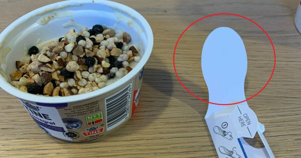 Cardboard Ice Spoon - Don't Disappear