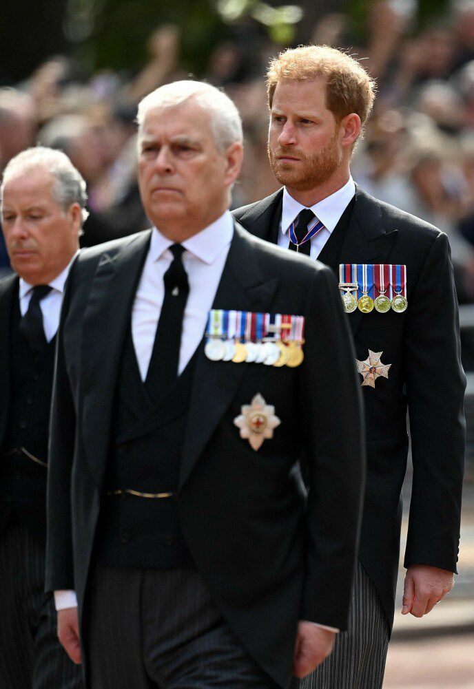 Temperatures?: Prince Andrew and Prince Harry could have come in to replace King Charles, but there may now be changes to the law, according to The Telegraph.  Photo: Kate Green / POOL / AFP / NTB