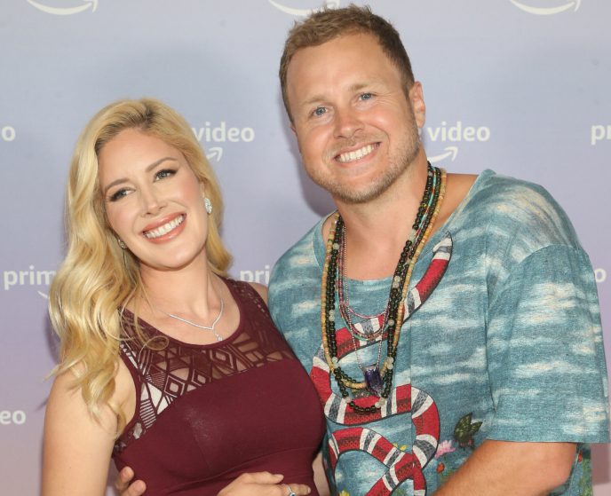 Not happy: Spencer Pratt doesn't have nice things to say about Lisa Kudrow.  Pictured here with his wife, Heidi Montag.  Photo: AdMedia / Splash News / NTB