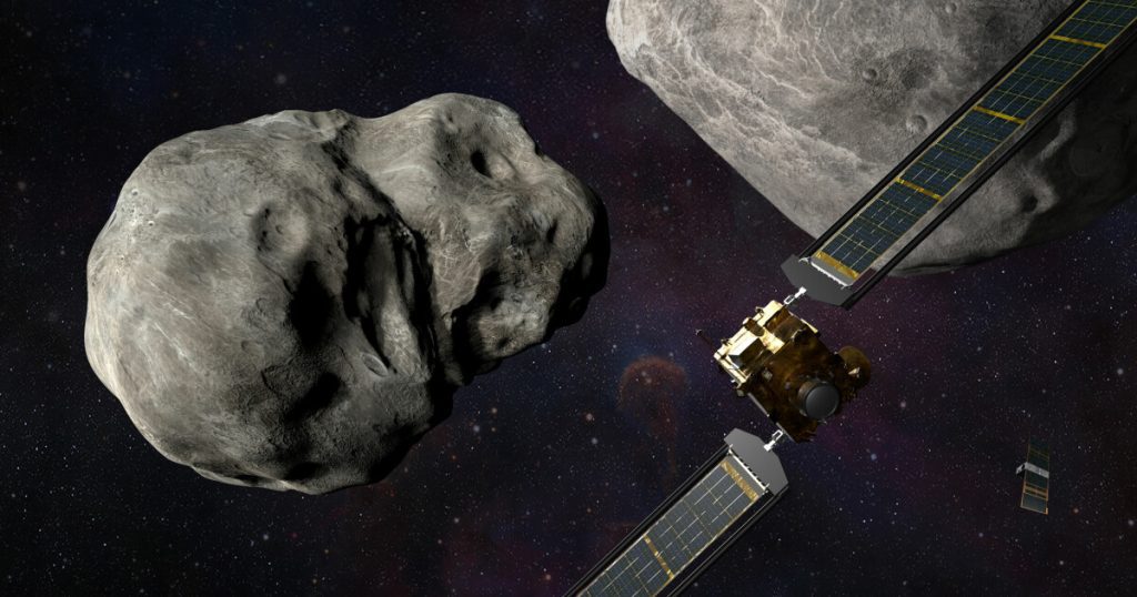 NASA space probe to collide with an asteroid