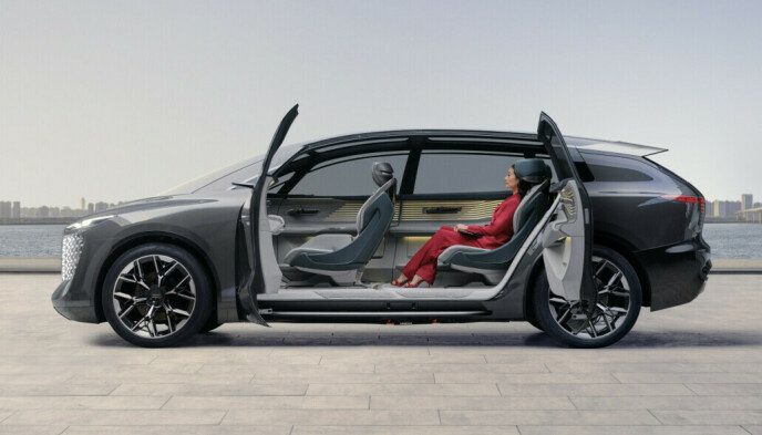 The biggest ever: a five-and-a-half-foot-long car for big cities?  They seem to be two opposing ideas.  Photo: Audi