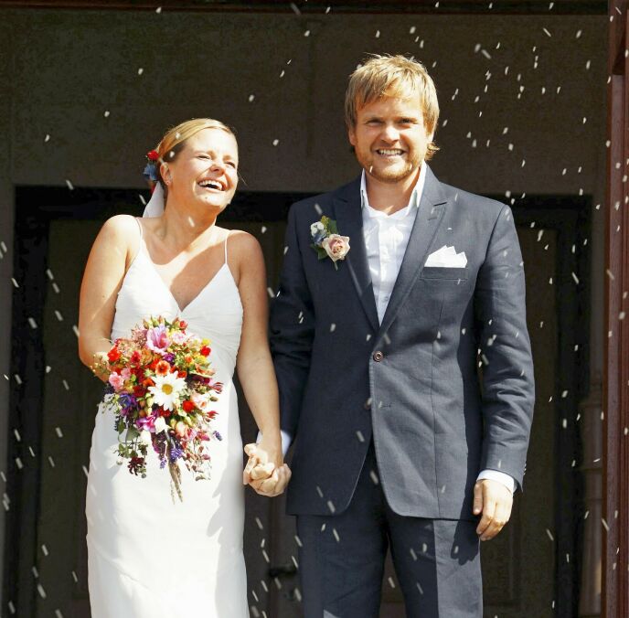 Happy day: Solveig Kloppen married Kjartan Brügger Bjånesøy in 2005. Photo: Jan-Petter Dahl/Se og Hør