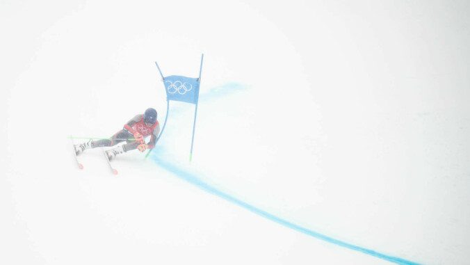 Olympic Games: Henrik Kristoffersen during the Olympic Games in China.  Photo: Maxim Thor/BILDBYRÅN