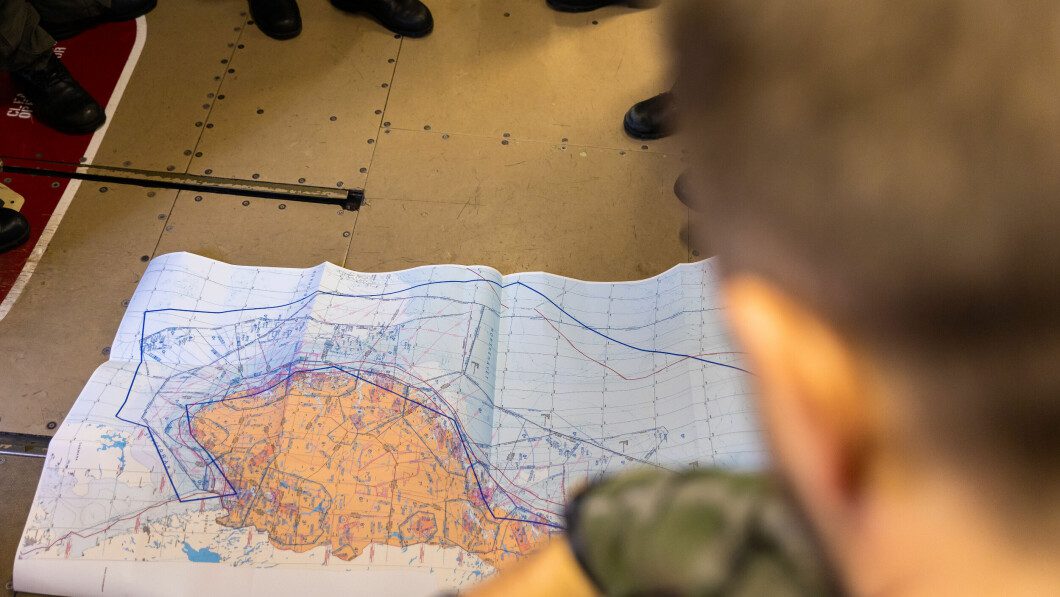 Large areas: Norway is now requesting assistance to patrol and monitor the huge marine areas off the coast.  Photo: Robin Jensen/TV 2