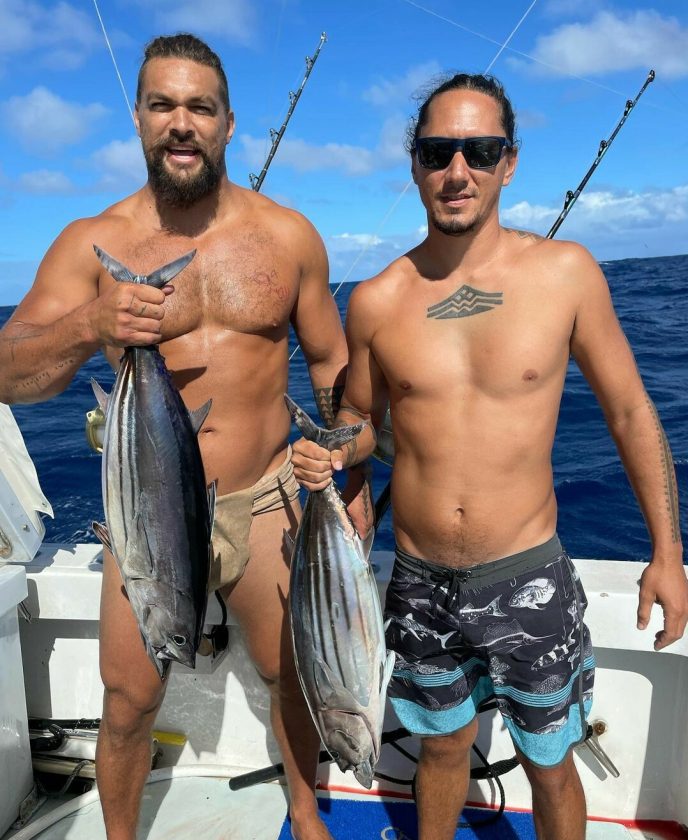 Hunting Trip: There was a big hunt for Momoa and his companion.  Image: screenshot from Instagram.
