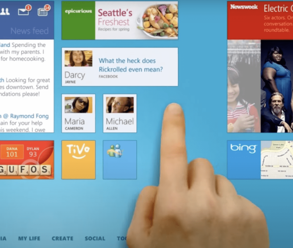 This is how Microsoft envisioned it for Windows 8