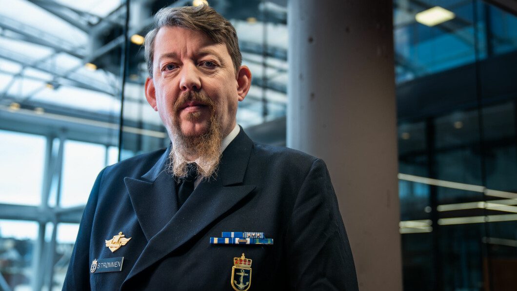 History: The naval captain and doctoral scientist, Tor Ivar Strømmen, thinks the Ukrainian military analyst is taking it too hard.  Photo: Mathias Kleiveland/TV 2