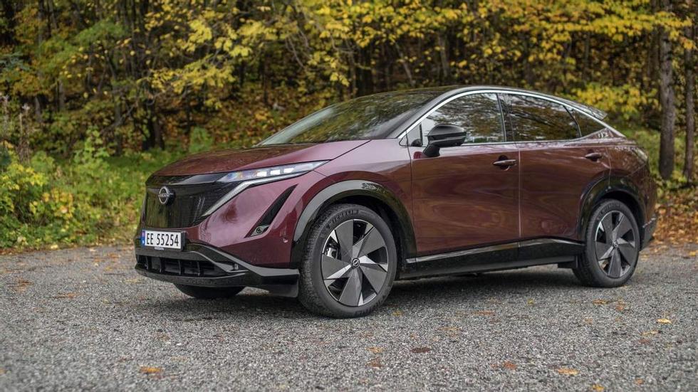 Nissan Ariya is a good replacement for cars like Tesla Model Y, Volkswagen ID.4, ID.5 Ford Mustang Mach-e and quite a few others.  Photo: Håkon Sæbø / Finansavisen
