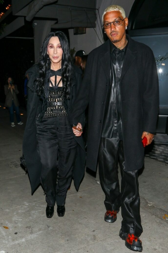In love: Cher and boyfriend Alexander Edwards don't care about their huge age difference.  Image: EVGA, PORJ/Backgrid/NTB