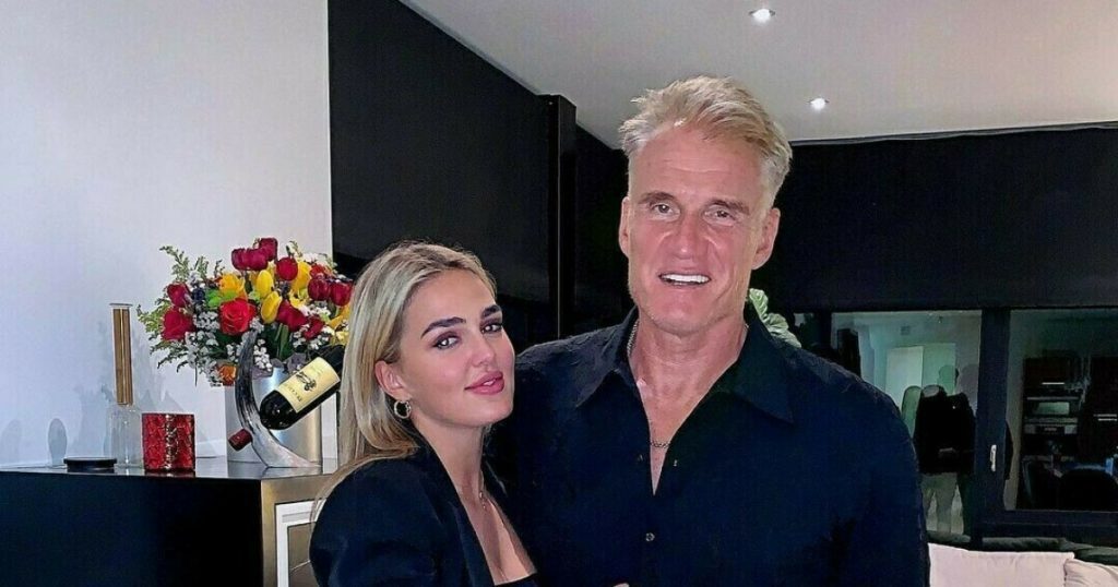 Dolph Lundgren and Emma Crookdale: - A friend who is 38 years younger than her: