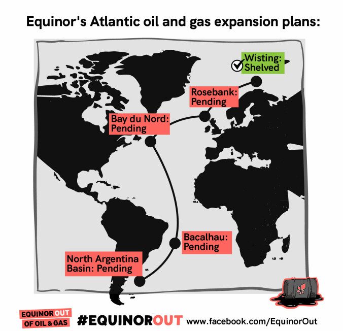 Projects: Equinor has ongoing projects in development, the campaign shows.  Photo: Uplift