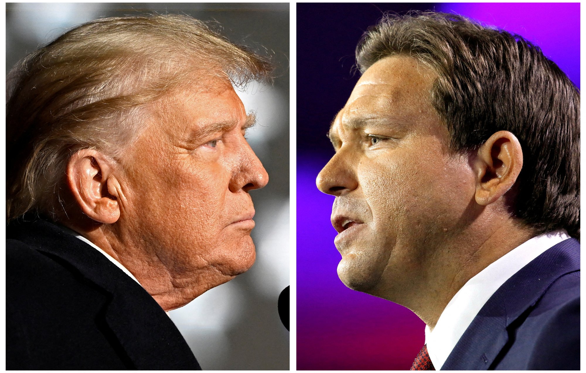 Ron Dientis, Donald Trump |  - DeSantis can still be chewed and spit out by Donald Trump
