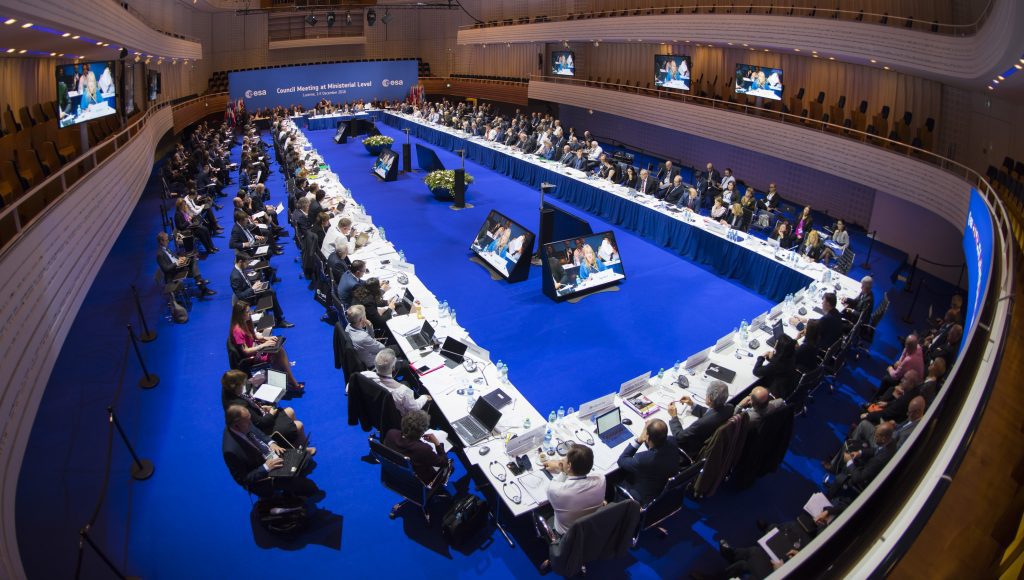 ESAs ministermøte i 2016. Foto: ESA/S. Corvaja