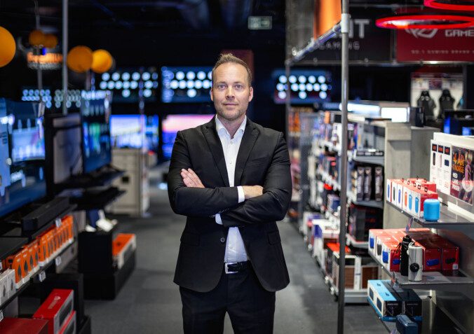 The optimist: Power Norge CEO Anders Nielsen expects a tough battle for customers before Christmas.  Photo: Tarje Krug.