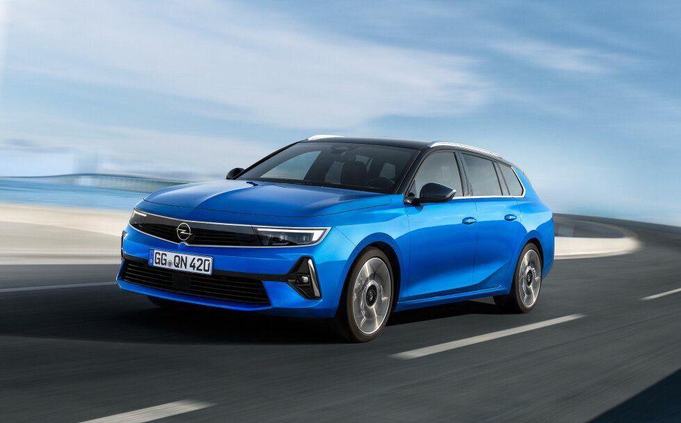 Opel Astra Sports Tourer Electric.  Photo: Opel