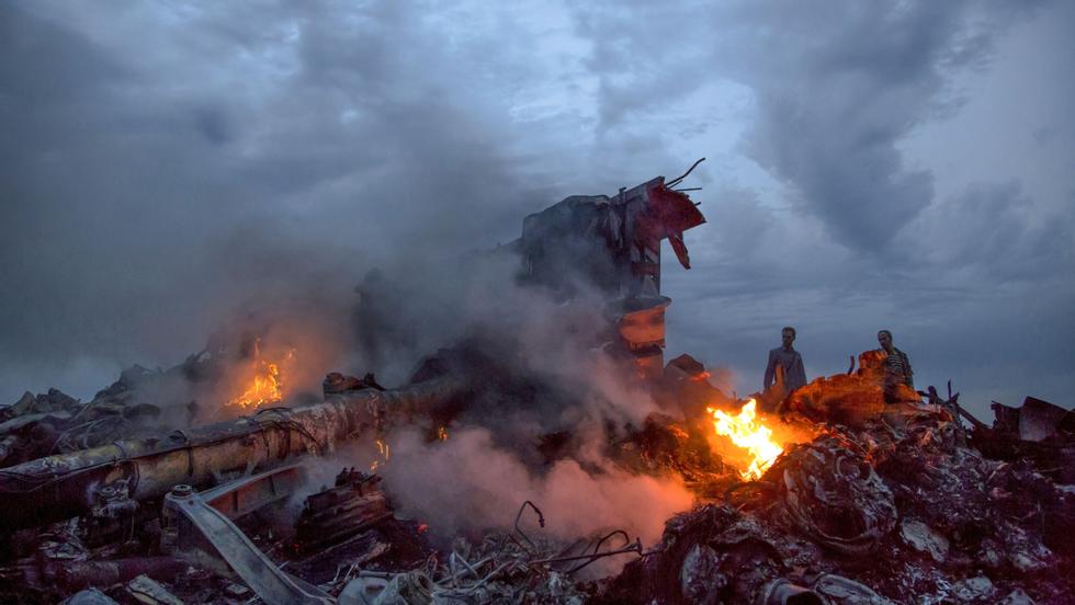 On July 17, 2014, pro-Russian forces led by Igor Girkin shot down Malaysia Airlines flight MH17, killing 298 people.  Photo: Dimitrij Lovetskij / AP / NDP